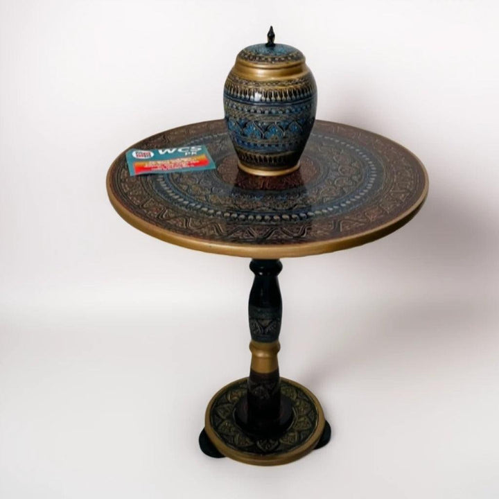 16-Inch Naqshi Art Table - wcspk