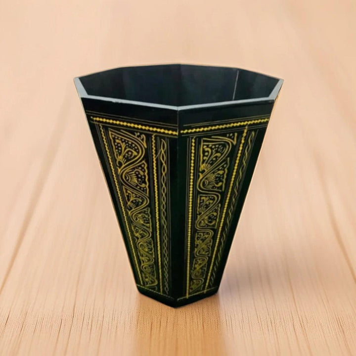 Naqshi Art Wooden Dustbin - wcspk