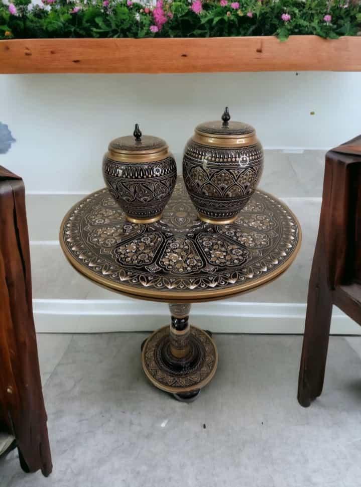 Naqshi Art Wooden Table - wcspk