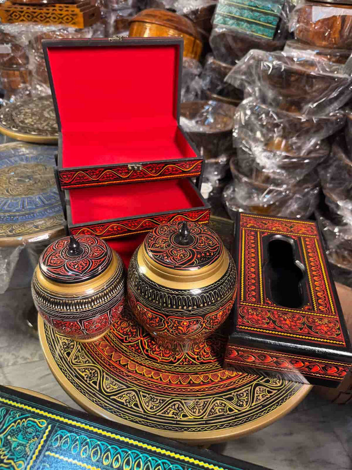 Naqshi art Table Set Deal - wcspk