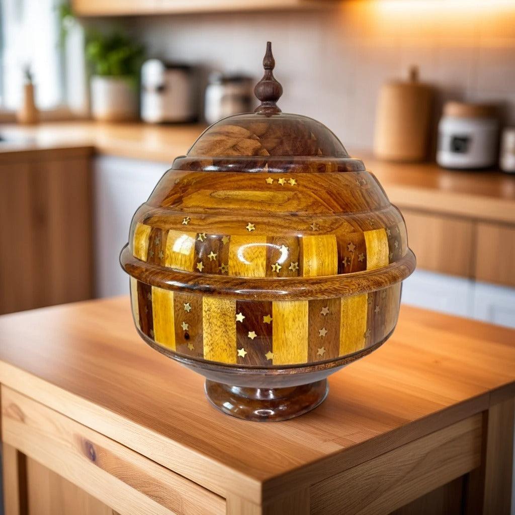 Wooden & Steel Buffet Hot Pot - wcspk