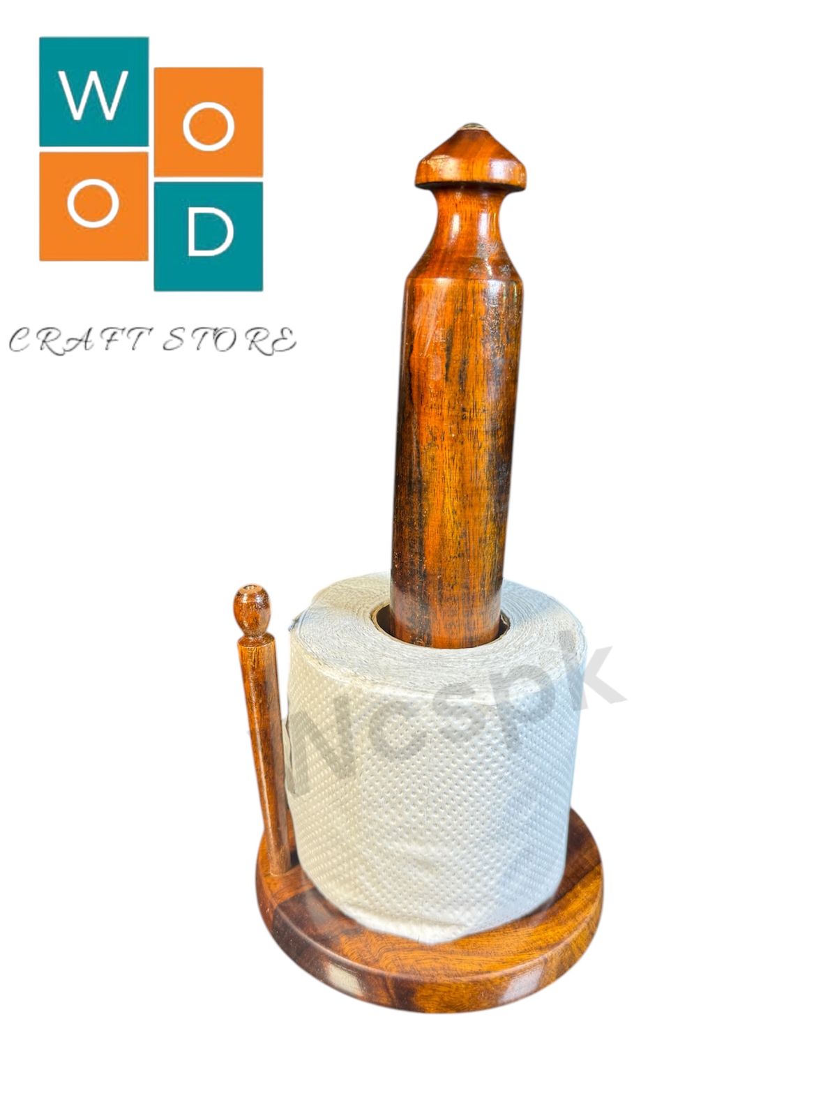 wooden tissue roll stand - wcspk