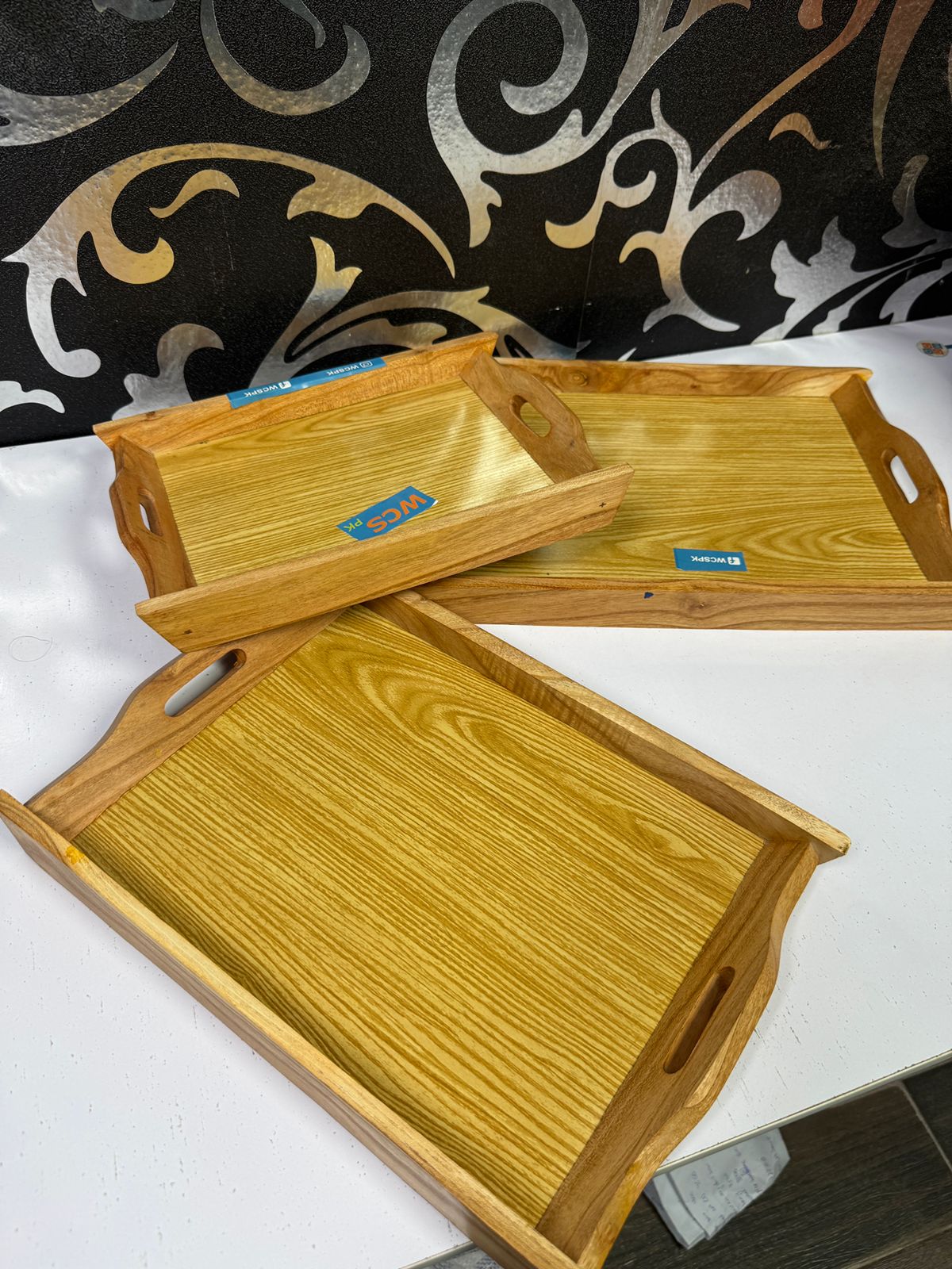 wooden tray set T003