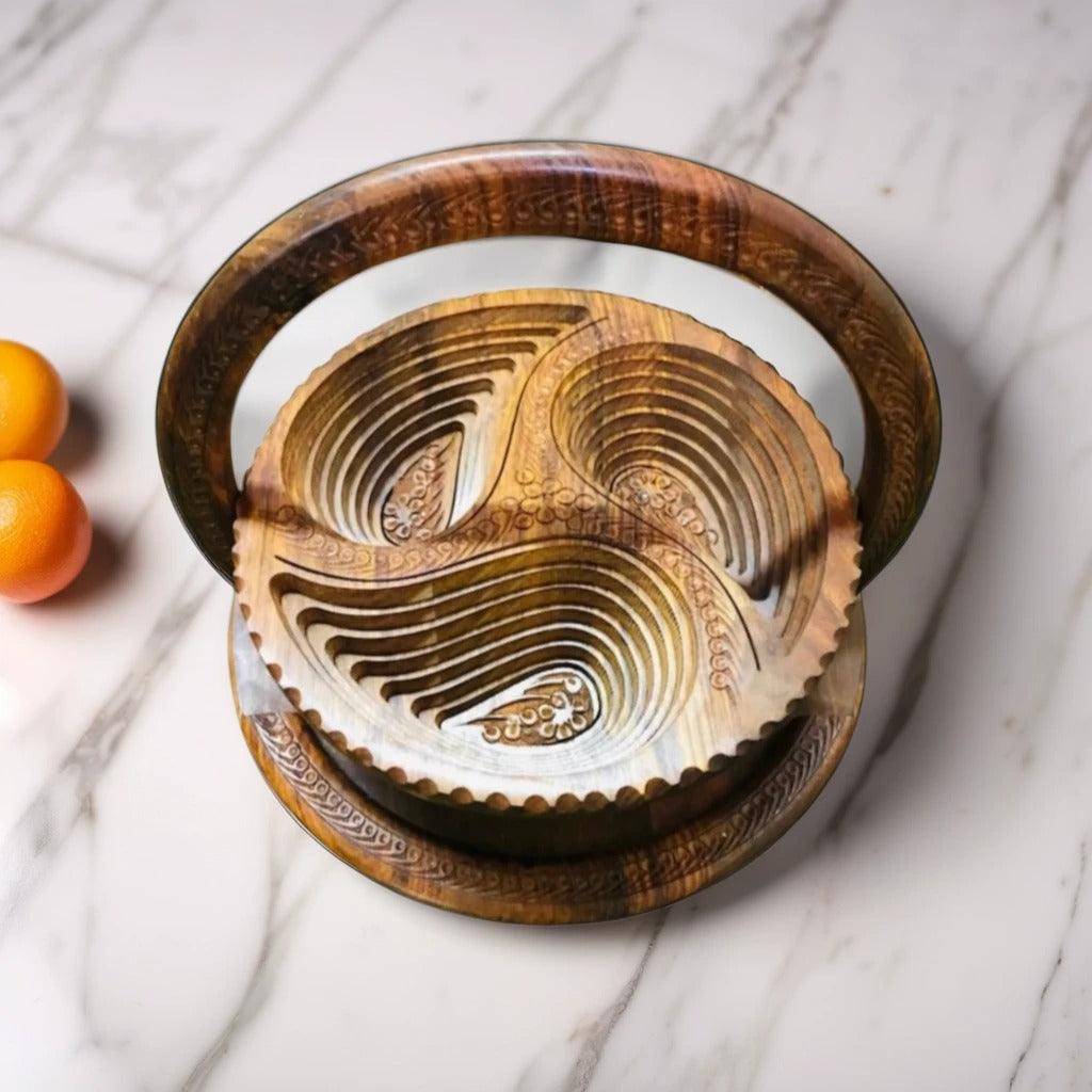 Wooden Dry Fruit Tukri - wcspk