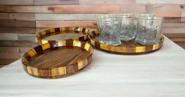 Wooden Plate Set - wcspk