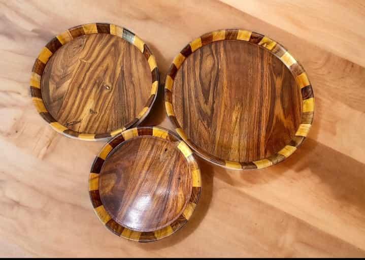 Wooden Plate Set - wcspk