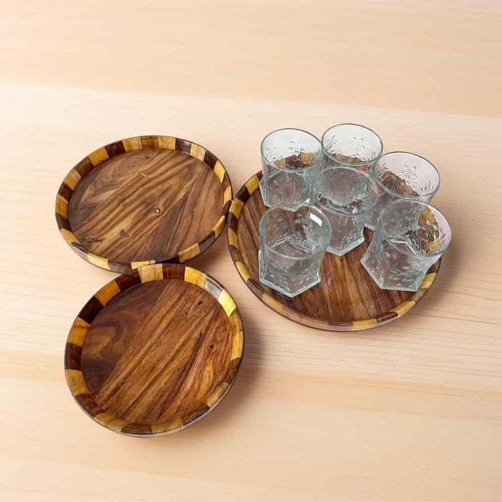 Wooden Plate Set - wcspk