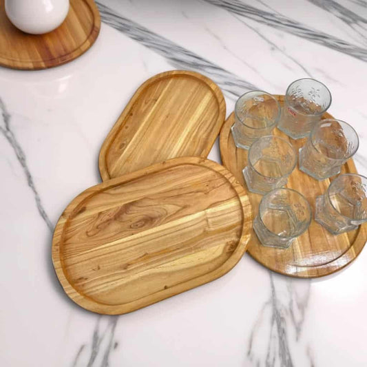 Wooden Tray Set - wcspk