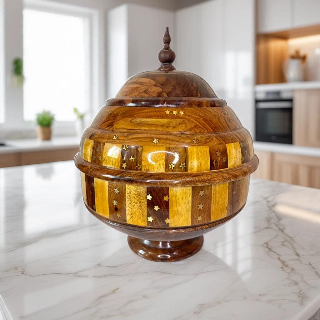 Wooden & Steel Buffet Hot Pot - wcspk