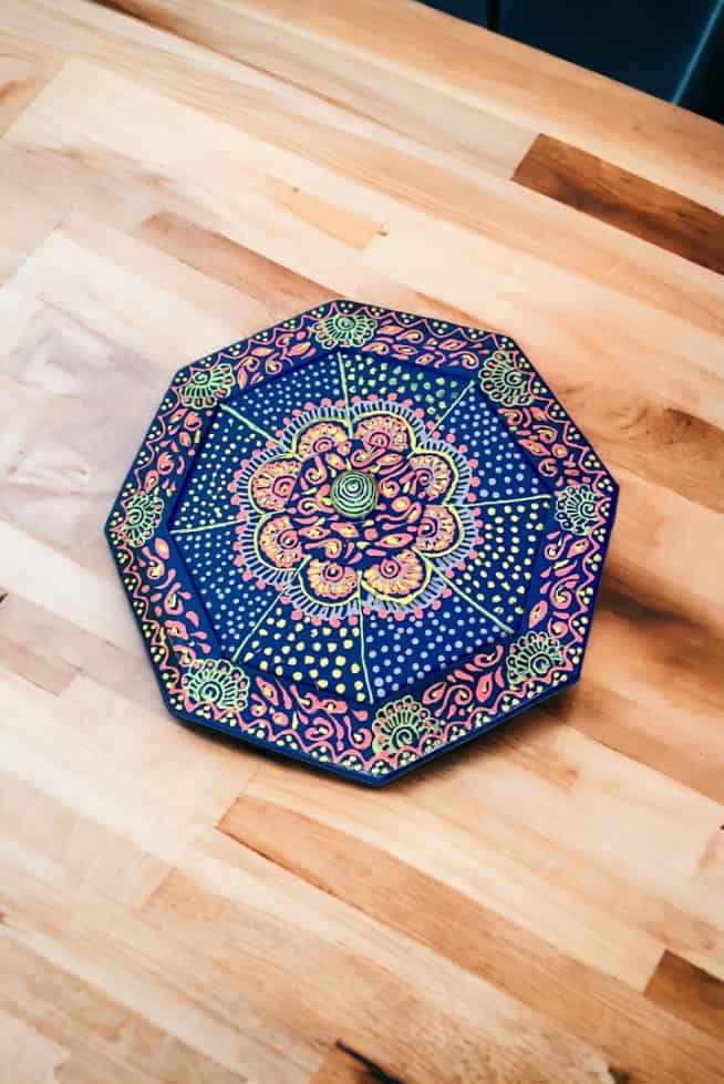 Artistic Wooden Dry Fruit Bowl - wcspk