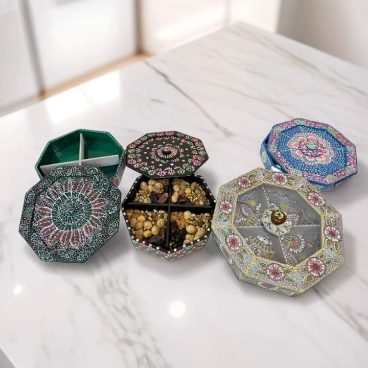 Wooden Dry Fruit Bowl - wcspk