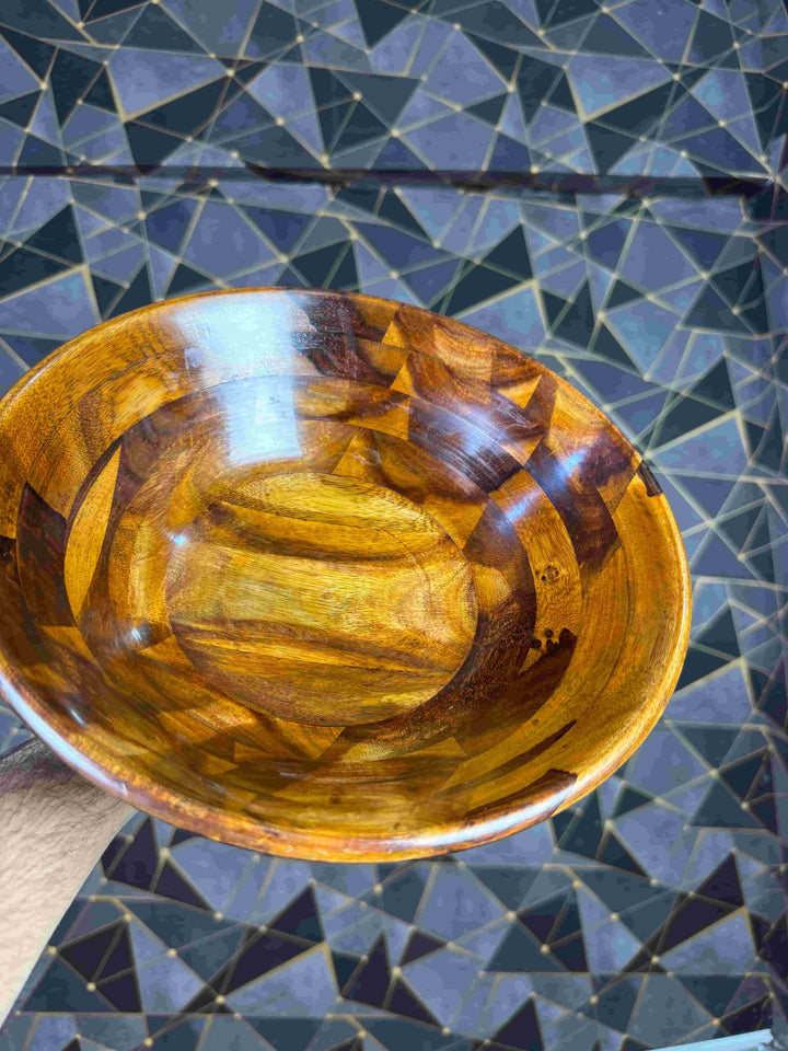 wooden bowl without stand - wcspk